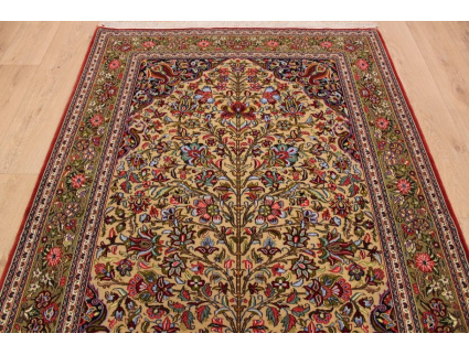 Persian carpet "Ghom" virgin wool 219x145 cm