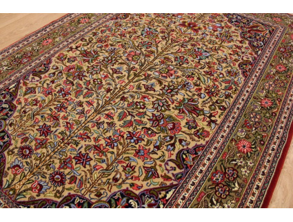 Persian carpet "Ghom" virgin wool 219x145 cm