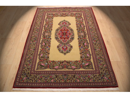 Persian carpet "Ghom" virgin wool 217x150 cm