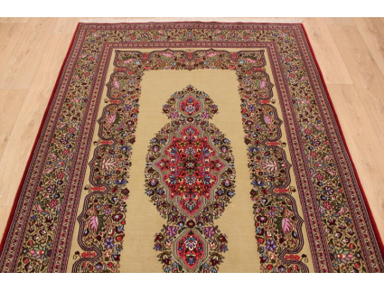 Persian carpet "Ghom" virgin wool 217x150 cm