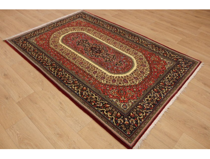 Persian carpet "Ghom" virgin wool 210x151 cm