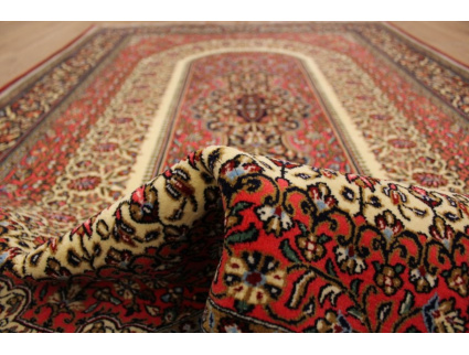 Persian carpet "Ghom" virgin wool 210x151 cm