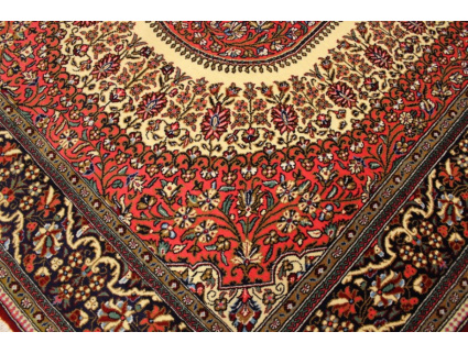 Persian carpet "Ghom" virgin wool 210x151 cm