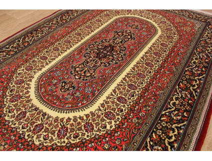 Persian carpet "Ghom" virgin wool 210x151 cm