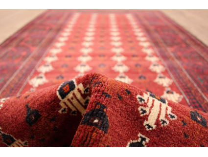 Persian carpet "Baluch" virgin wool 207x104 cm Red