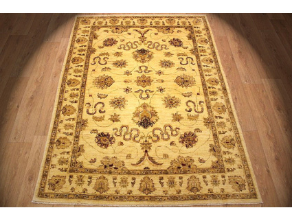 Oriental carpet "Ziegler" virgin wool 214x156 cm Beige