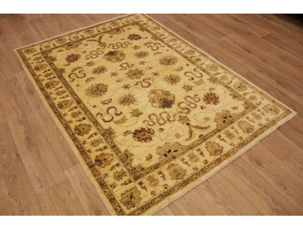 Oriental carpet "Ziegler" virgin wool 214x156 cm Beige