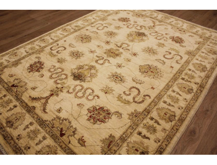 Oriental carpet "Ziegler" virgin wool 214x156 cm Beige