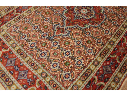 Persian carpet "Moud" with silk 123x80 cm Beige