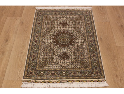 Persian carpet "Taabriz mahi" with Silk 116x81 cm