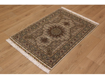 Persian carpet "Taabriz mahi" with Silk 116x81 cm