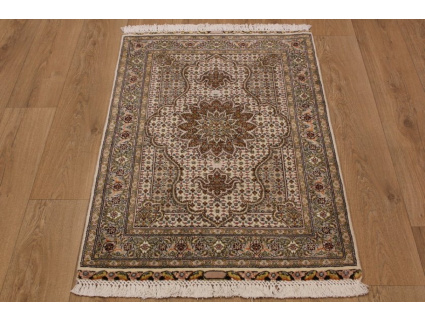 Persian carpet "Taabriz mahi" with Silk 116x81 cm