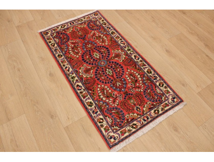 Persian carpet "Sarough" Wool Carpet 125x67 cm