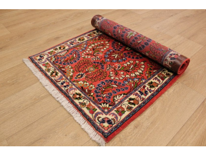 Persian carpet "Sarough" Wool Carpet 125x67 cm