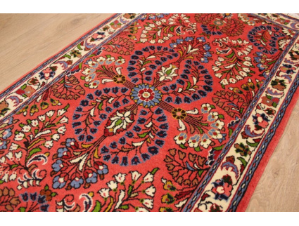 Persian carpet "Sarough" Wool Carpet 125x67 cm