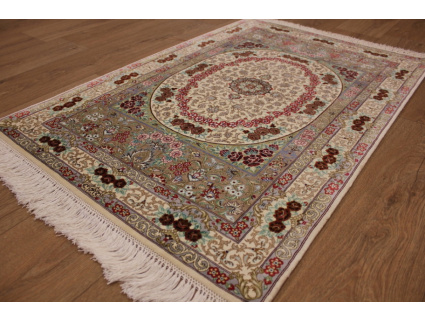 Persian carpet "Ghom" pure Silk rug 120x80 cm