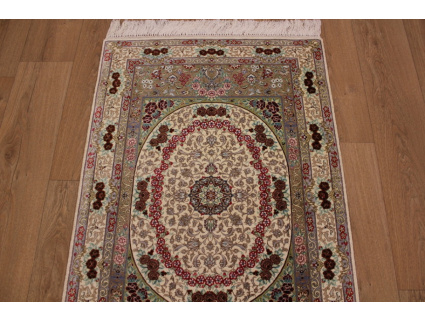 Persian carpet "Ghom" pure Silk rug 120x80 cm