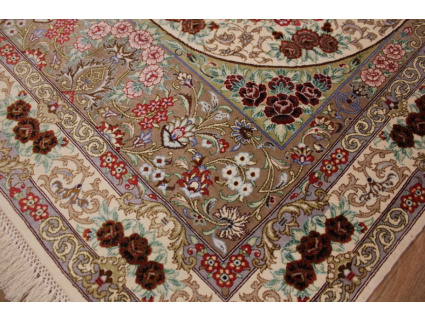 Persian carpet "Ghom" pure Silk rug 120x80 cm