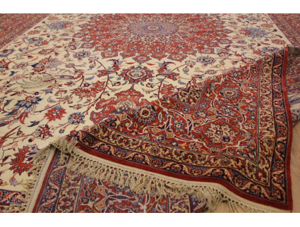 Feiner Antiker Perserteppich Isfahan Shoureshi 400x304 cm