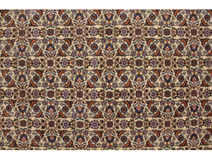 Persian carpet "Moud" with silk 295x200 cm Beige