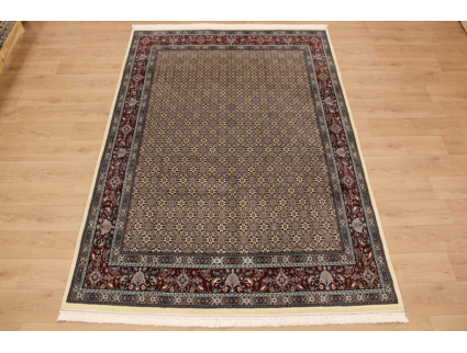 Persian carpet "Moud" with silk 285x200 cm Beige