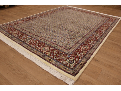 Persian carpet "Moud" with silk 282x200 cm Beige