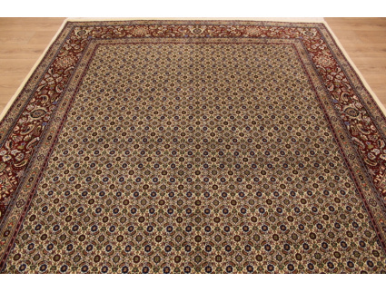 Persian carpet "Moud" with silk 282x200 cm Beige