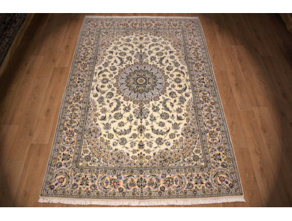 Persian carpet Nain 9la with Silk 300x200 cm