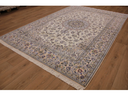 Persian carpet Nain 9la with Silk 300x200 cm