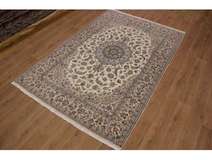 Persian carpet Nain 9la with Silk 300x200 cm