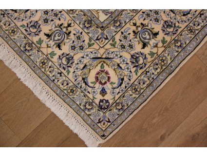 Persian carpet Nain 9la with Silk 300x200 cm