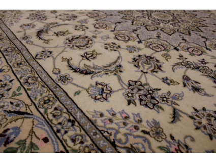 Persian carpet Nain 9la with Silk 300x200 cm