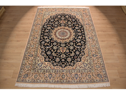 Persian carpet "Nain" 9la with Silk 300x200 cm