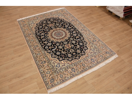 Persian carpet "Nain" 9la with Silk 300x200 cm