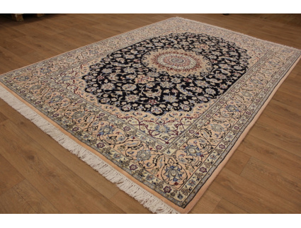 Persian carpet "Nain" 9la with Silk 300x200 cm