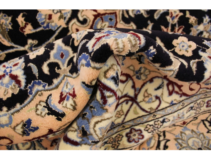 Persian carpet "Nain" 9la with Silk 300x200 cm