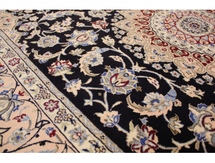 Persian carpet "Nain" 9la with Silk 300x200 cm