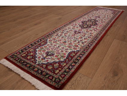 Perser Teppich "Gom" Läufer 188x50 cm Beige