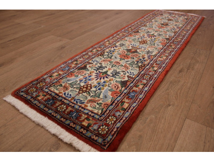 Persian carpet Runner "Waramin" with silk 165x50 cm