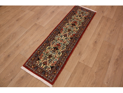 Persian carpet Runner "Waramin" with silk 165x50 cm