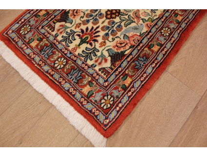 Persian carpet Runner "Waramin" with silk 165x50 cm