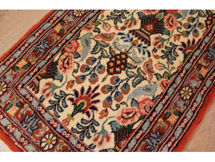 Persian carpet Runner "Waramin" with silk 165x50 cm