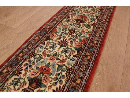 Persian carpet Runner "Waramin" with silk 165x50 cm