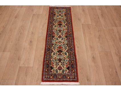 Persian carpet Runner "Waramin" with silk 165x50 cm