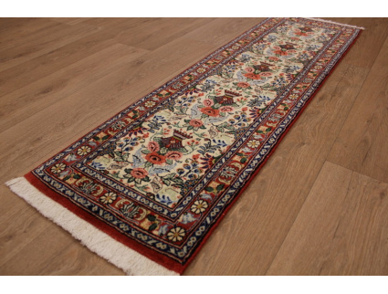 Persian carpet Runner "Waramin" with silk 155x50 cm