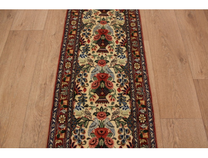 Persian carpet Runner "Waramin" with silk 155x50 cm