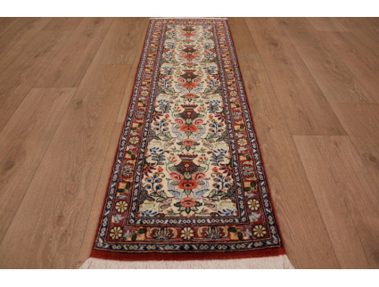 Persian carpet Runner "Waramin" with silk 155x50 cm