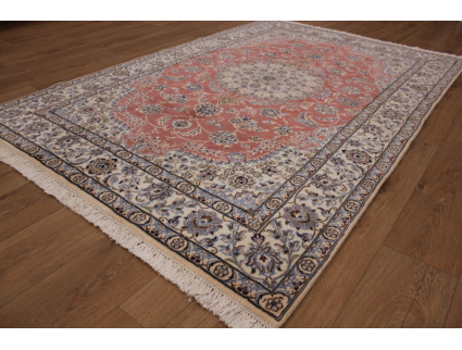 Persian carpet Nain 9la with silk 244x160 cm