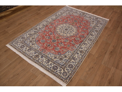 Persian carpet Nain 9la with silk 244x160 cm