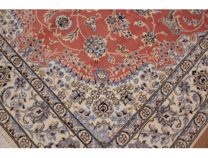 Persian carpet Nain 9la with silk 244x160 cm